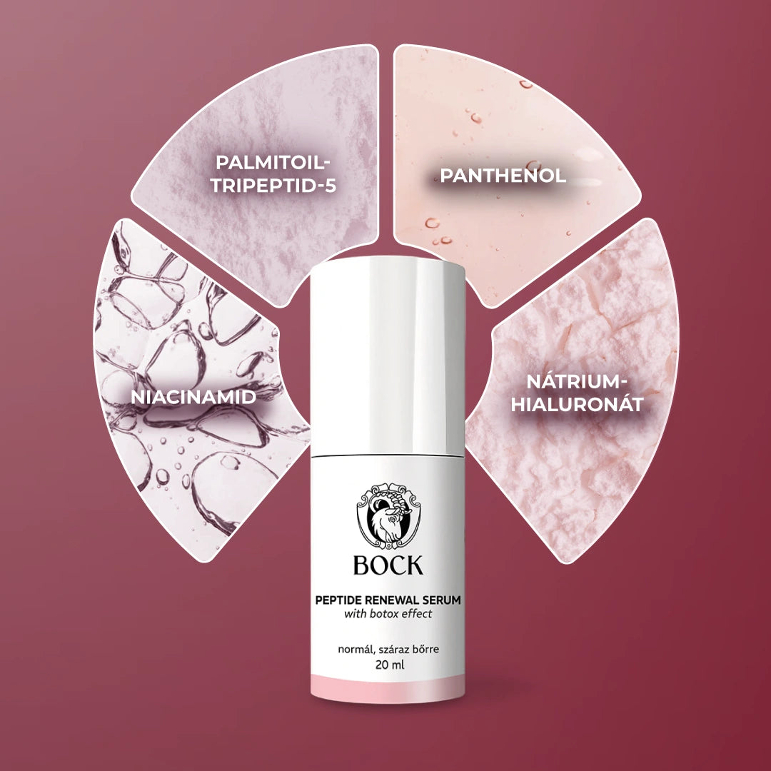 Bock Peptide Renewal Serum Botox Hatással
